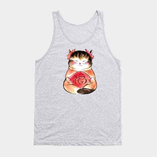 Good Luck Cat Tank Top